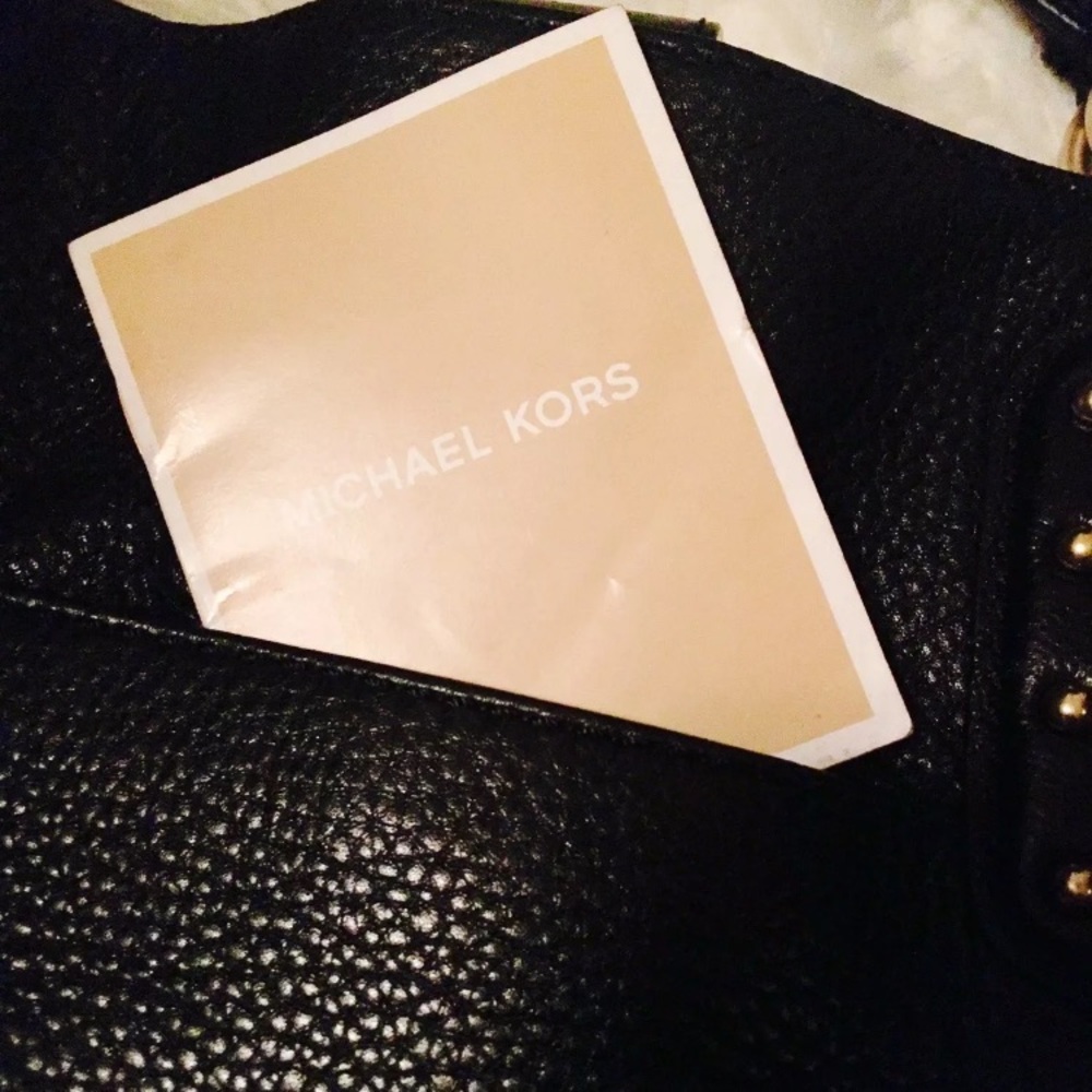Michael Kors Black Leather Large Handbag - Picture 8 of 8